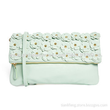 Women's Fashion Leather Wallet with Flower